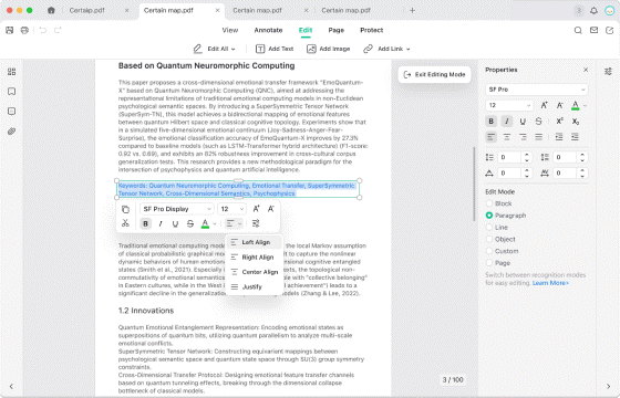 Bonus: A Top Efficient PDF Editor for Mac