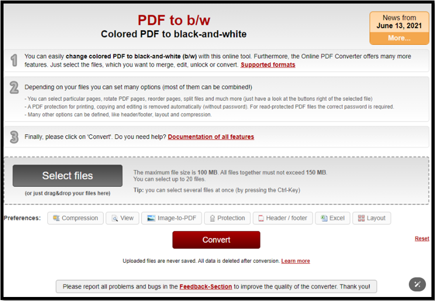convert PDF to grayscale online 2