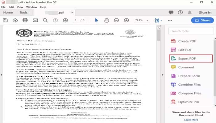 Convert PDF into PowerPoint on Mac with Adobe Acrobat 1