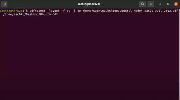 Convert PDFs to Text on Linux Using Command Line