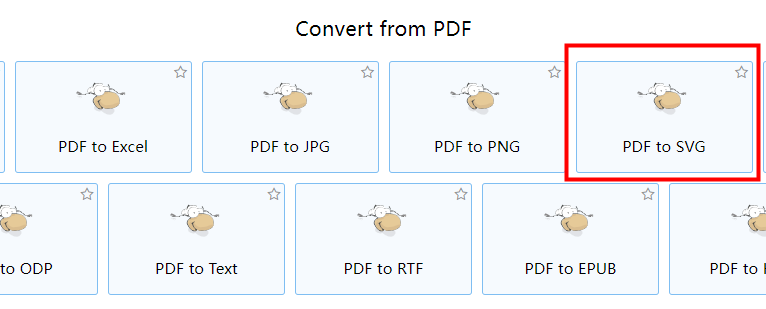 Convert PDF to vector with PDF24 Tools 1
