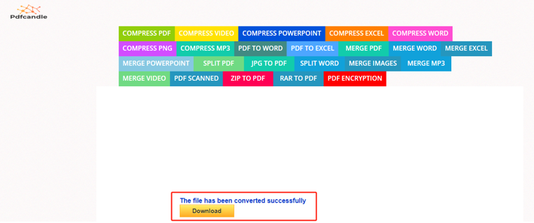 convert PDF to video using Pdfcandle 2