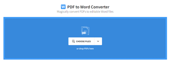 Convert PDF to Word with Smallpdf