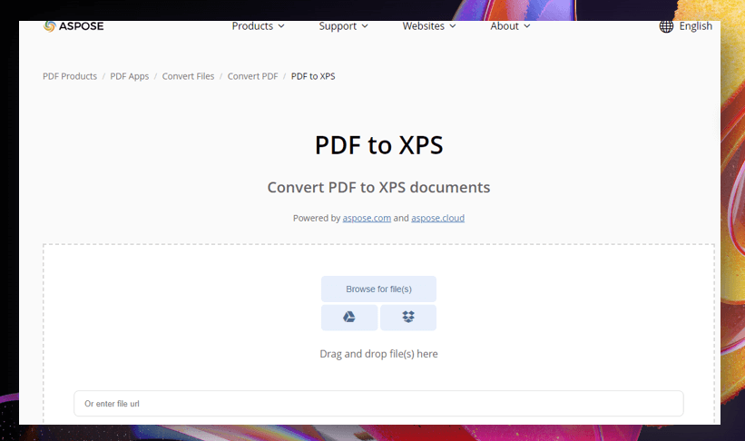 Convert PDF to XPS in ASPOSE