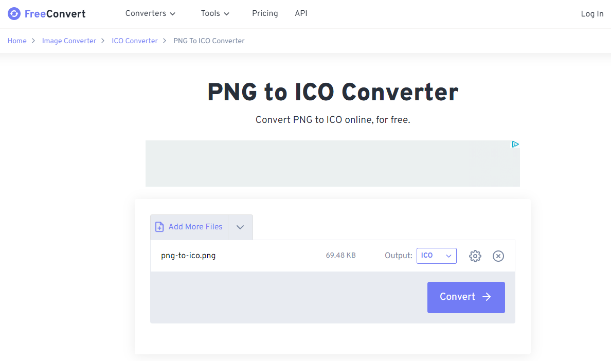 Convert- PNG to ICO Online