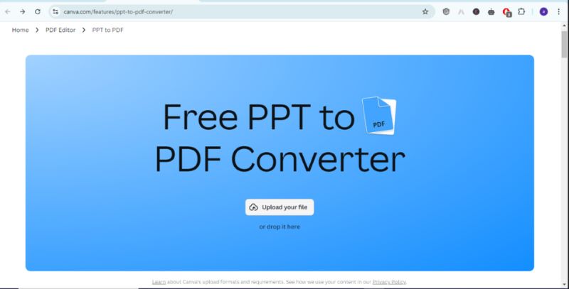 Upload PDF