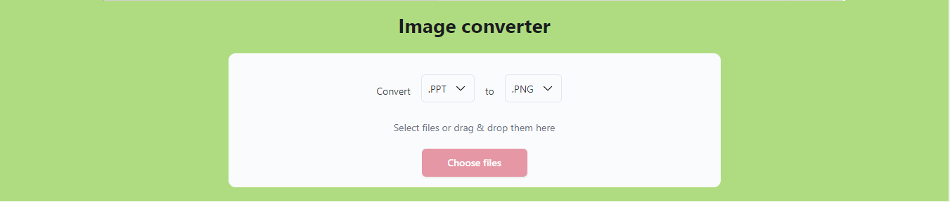 PPT to PNG converter MiConv