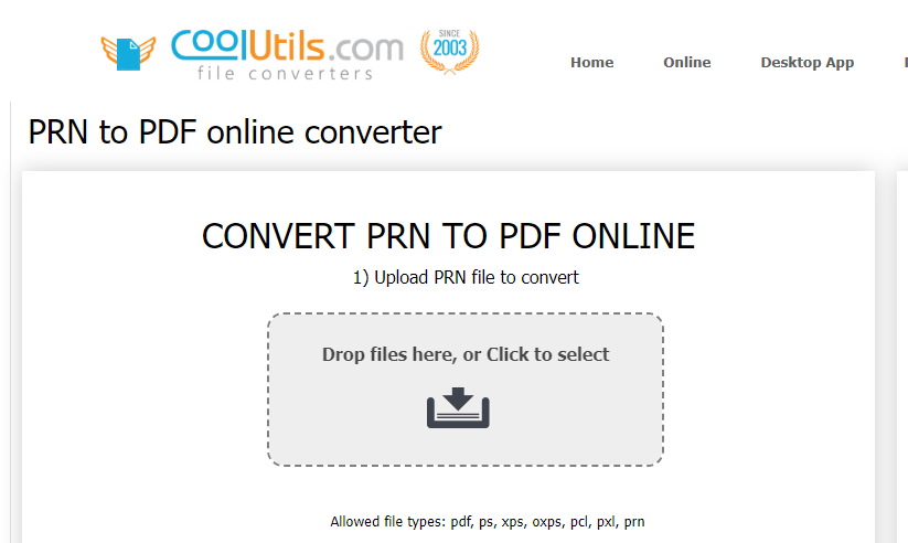 Convert PRN to PDF with CoolUtils 1