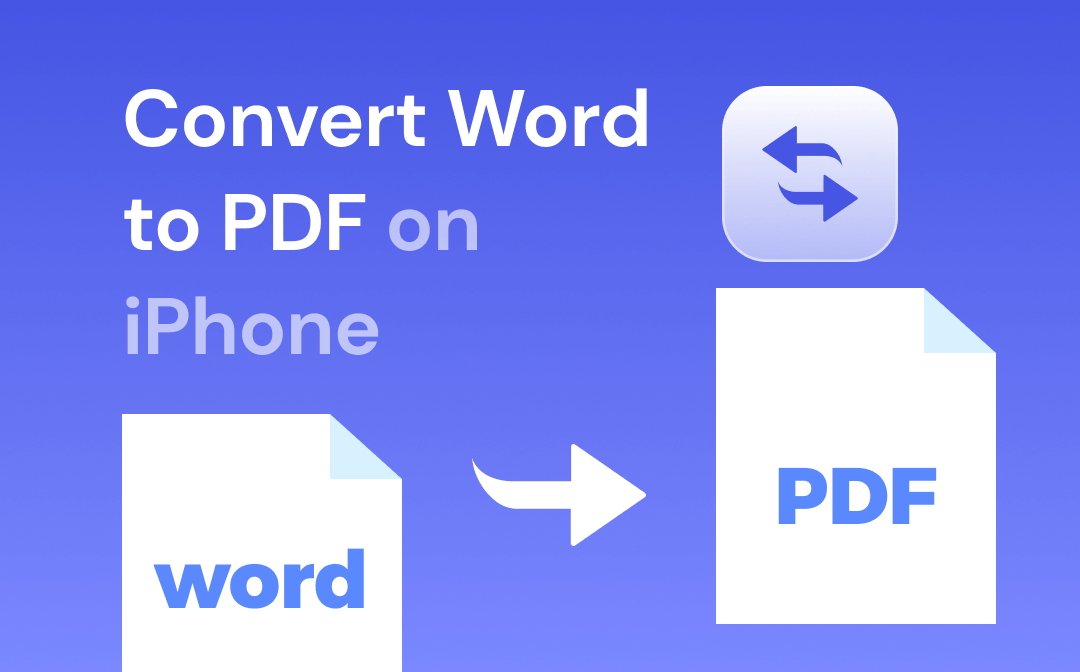 How to Convert Word to PDF on iPhone for Free | 5 Ways