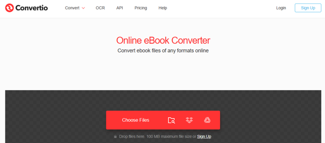 Convertio best ebook converter