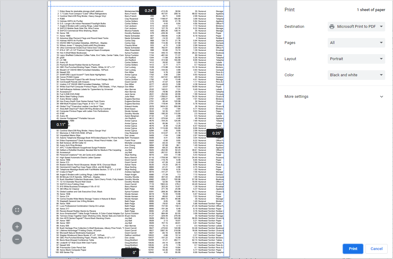 Convertir Excel en PDF avec Google Drive