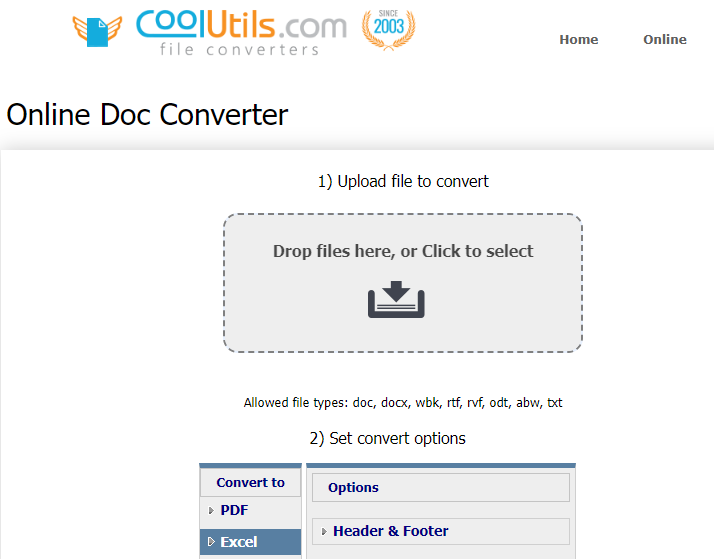 convertisseur-word-en-excelr-coolutils-online-doc-converter