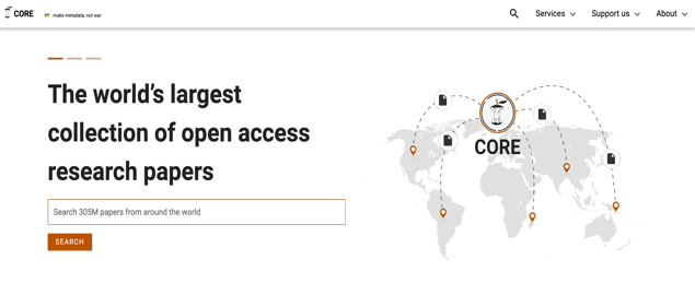 CORE Google Scholar alternative