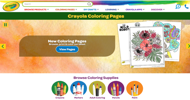 Crayola coloring book PDF free download site