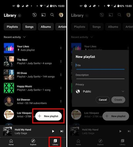 Create a YouTube Playlist on your Phone