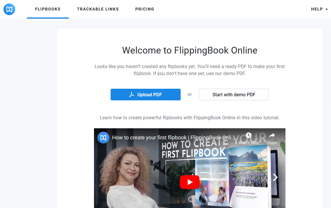 Create Digital Flipbook Online wuth FlippingBook