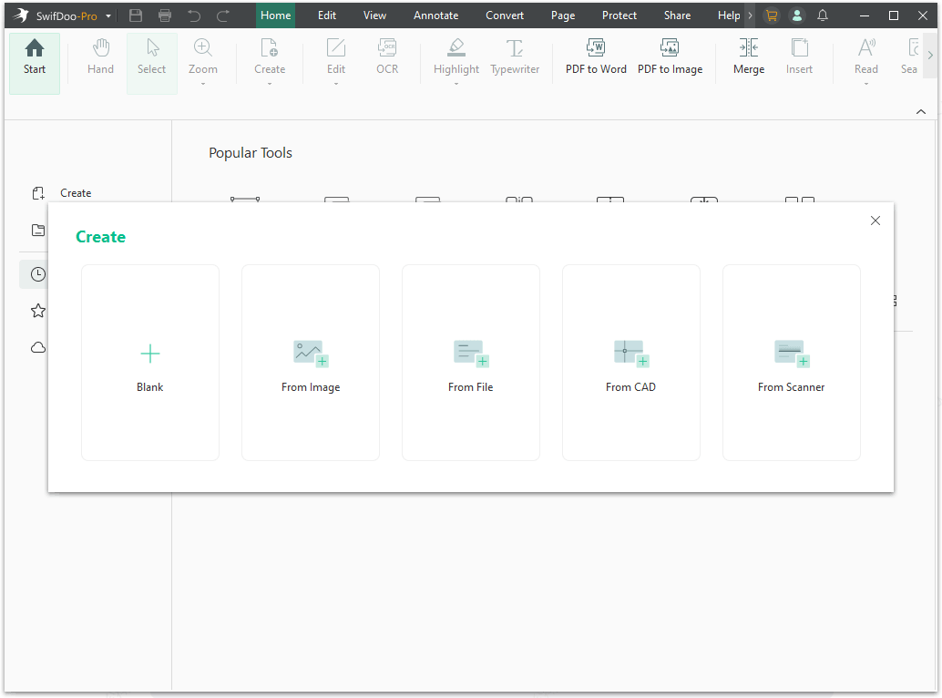  create PDF for free SwifDoo PDF