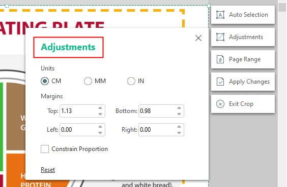 Crop PDF in SwifDoo PDF