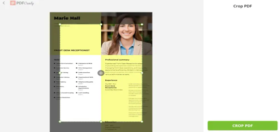 crop PDF with PDF Candy 2