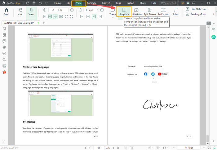 How to Crop a Signature from a PDF Using SwifDoo PDF 1