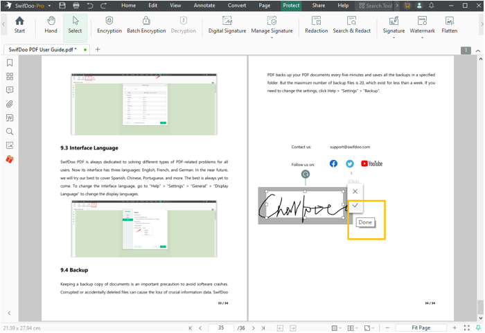 How to Crop a Signature from a PDF Using SwifDoo PDF 8