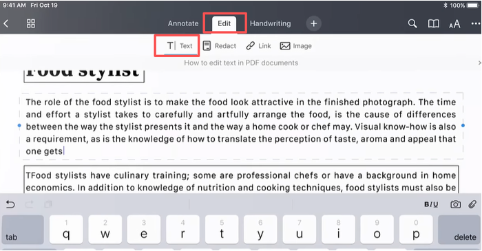 How to Remove Text from a PDF with PDF Expert