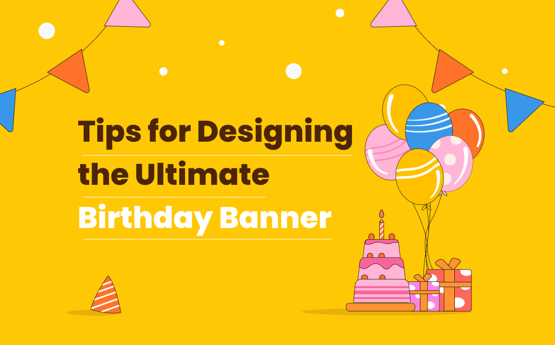 happy birthday design template