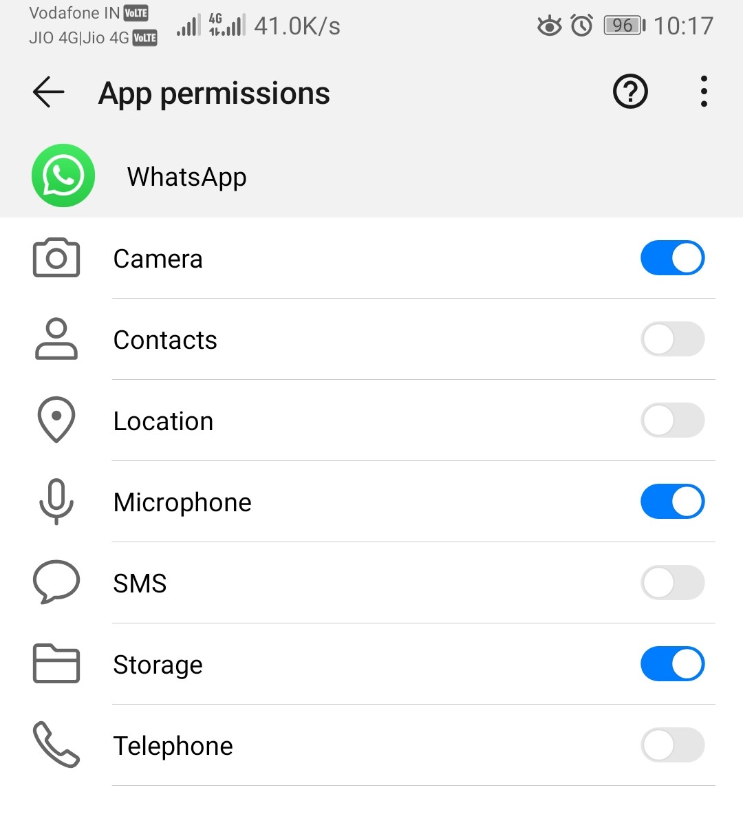 Device Permission Settings