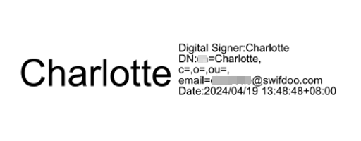 digital signature example