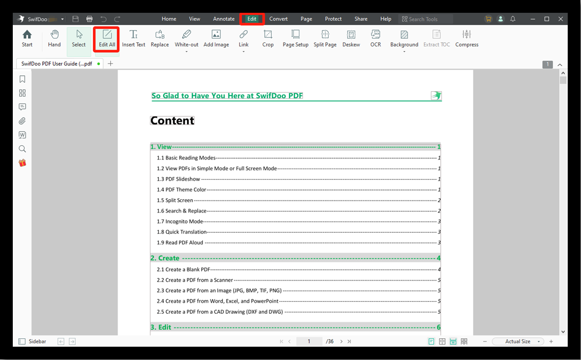 How to edit a PDF with DocFly PDF editor alternative 2