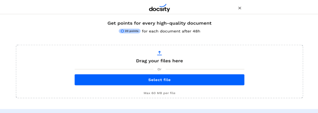 Docsity PDF Download for Free by Getting Points 2