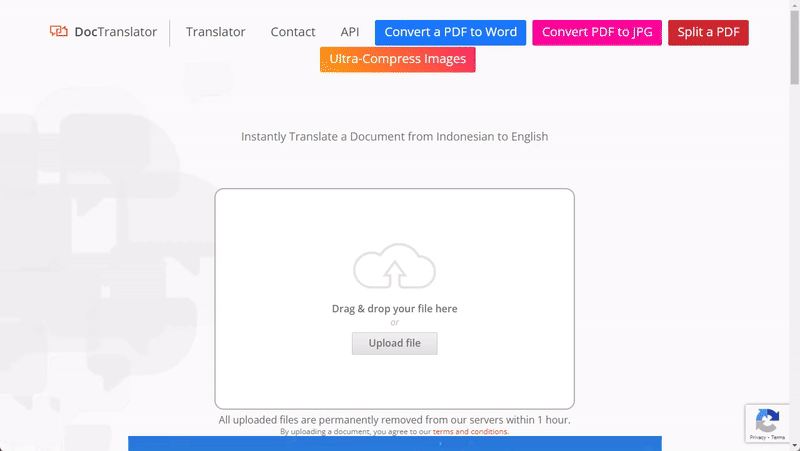 DocTranslator Translate PDFs to English