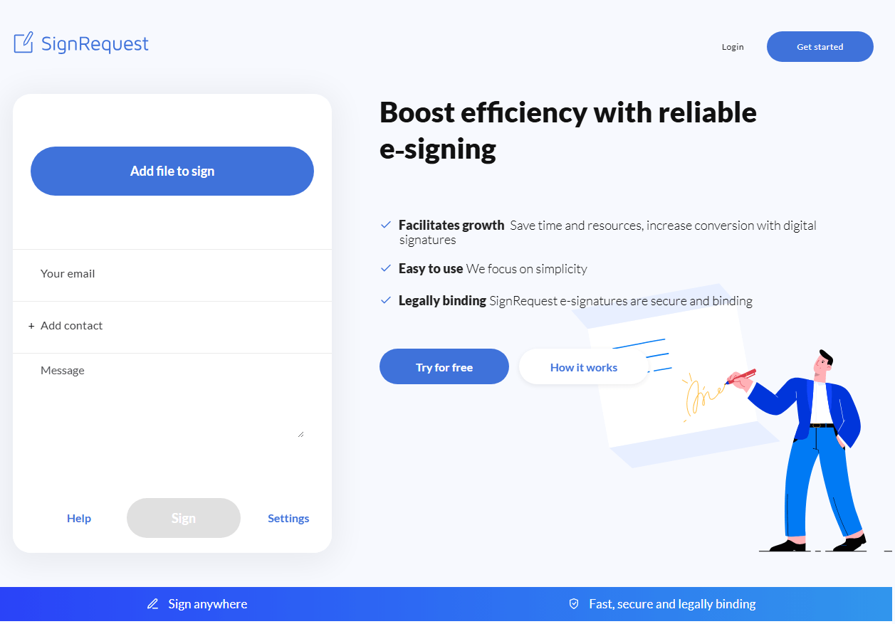 SignRequest interface
