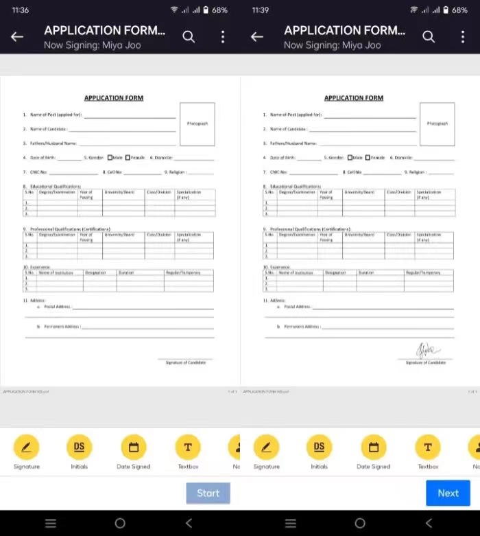 DocuSign Android App