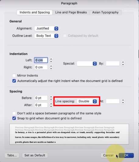 Double-space the lines in a document - Microsoft Support