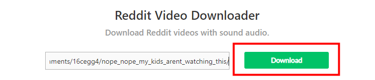 How to Download A Reddit Video by Link