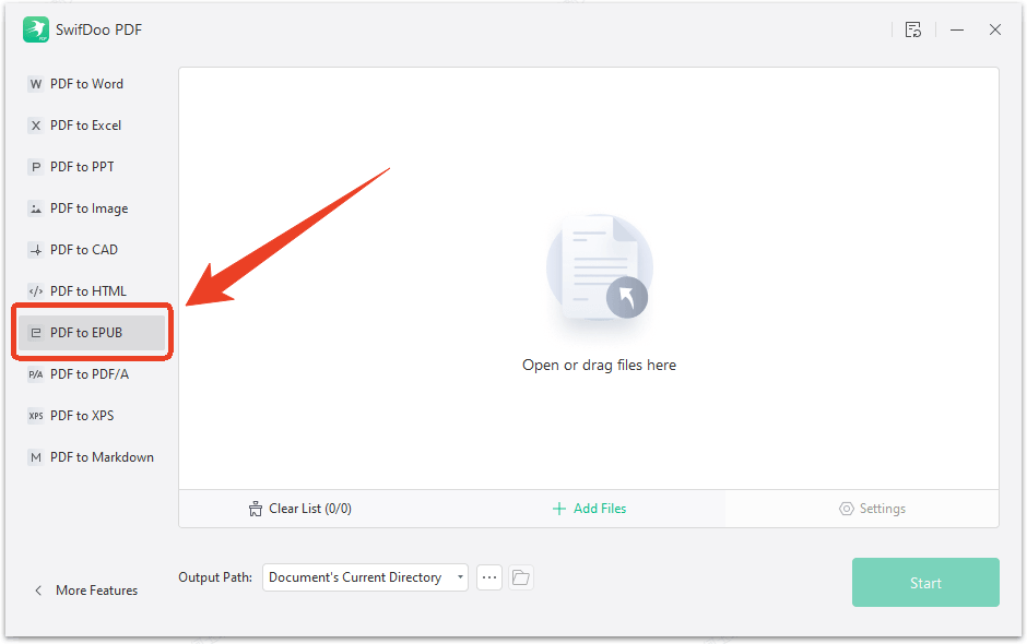 PDF to EPUB converter