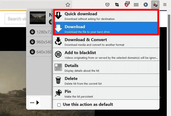 Download Flash Videos via Extension
