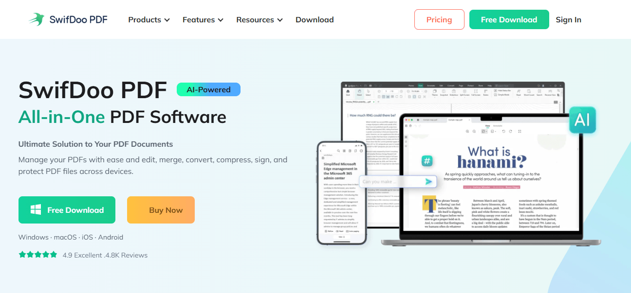 SwifDoo PDF interface