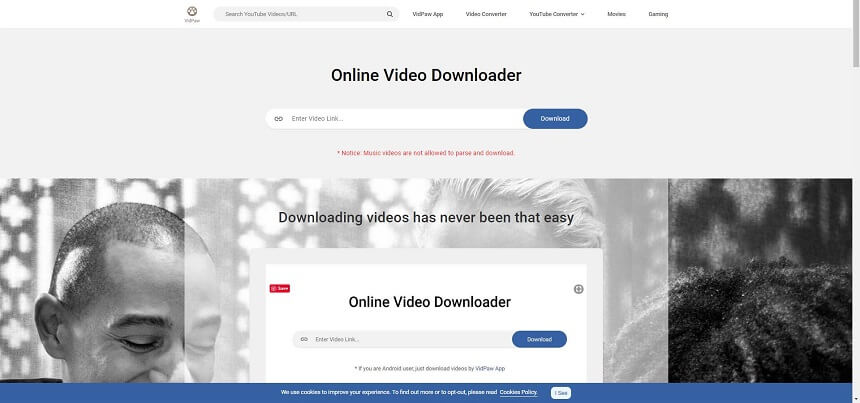 Download Videos via Online Downloader