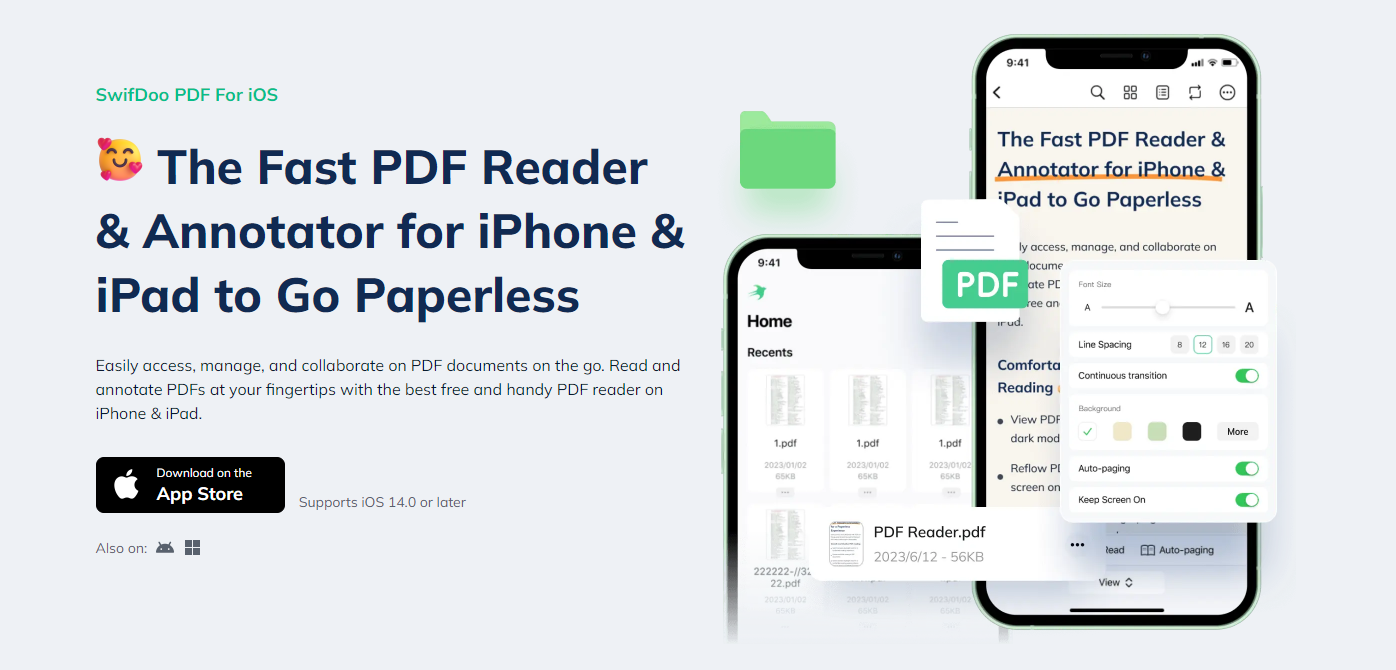 Download PDF to iPhone SwifDoo PDF