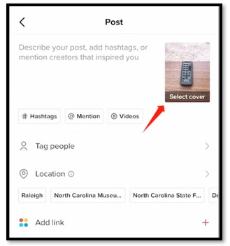 Download TikTok video without posting by screen recording 1