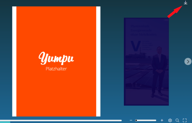 Download Yumpu Directly in Full-Screen Mode