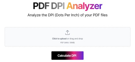 PDF DPI online prüfen – Templated