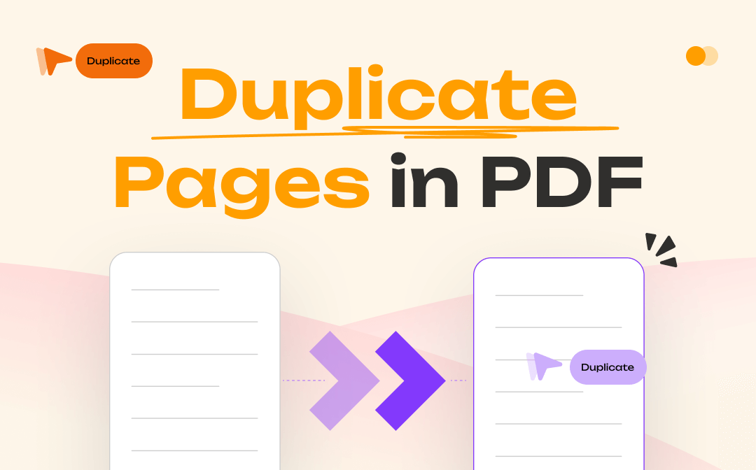 Duplicate Pages in PDF