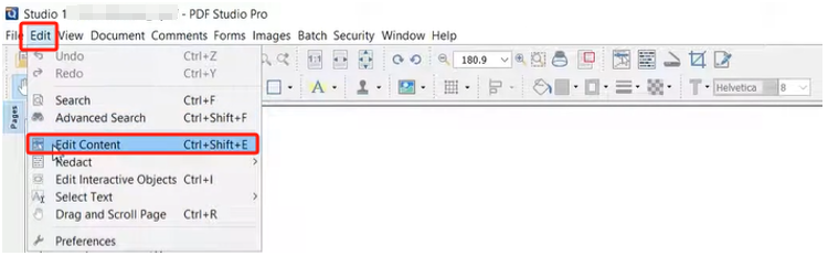 Edit a PDF on Mac with PDF Studio
