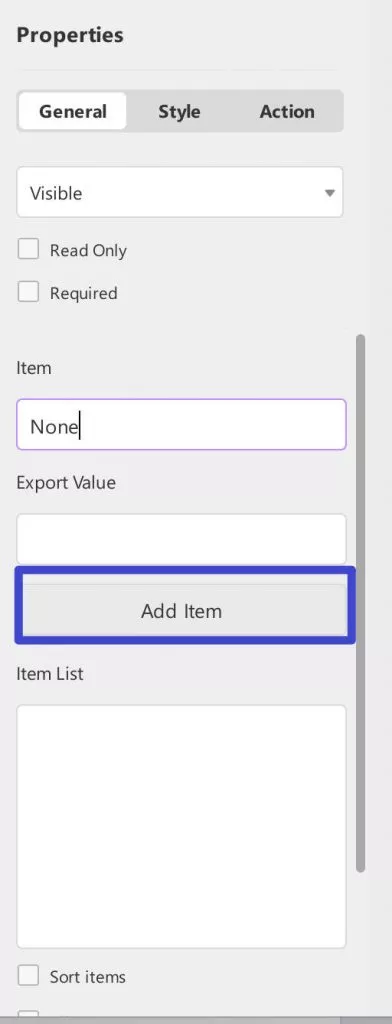 Edit Drop-Down List PDF UPDF Step 2