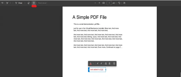 edit PDF in Edge with built-in feature 1