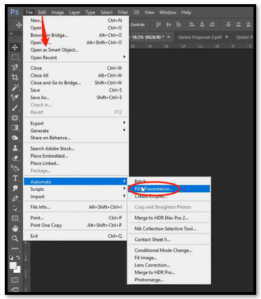 Edit PDFs in Photoshop 3