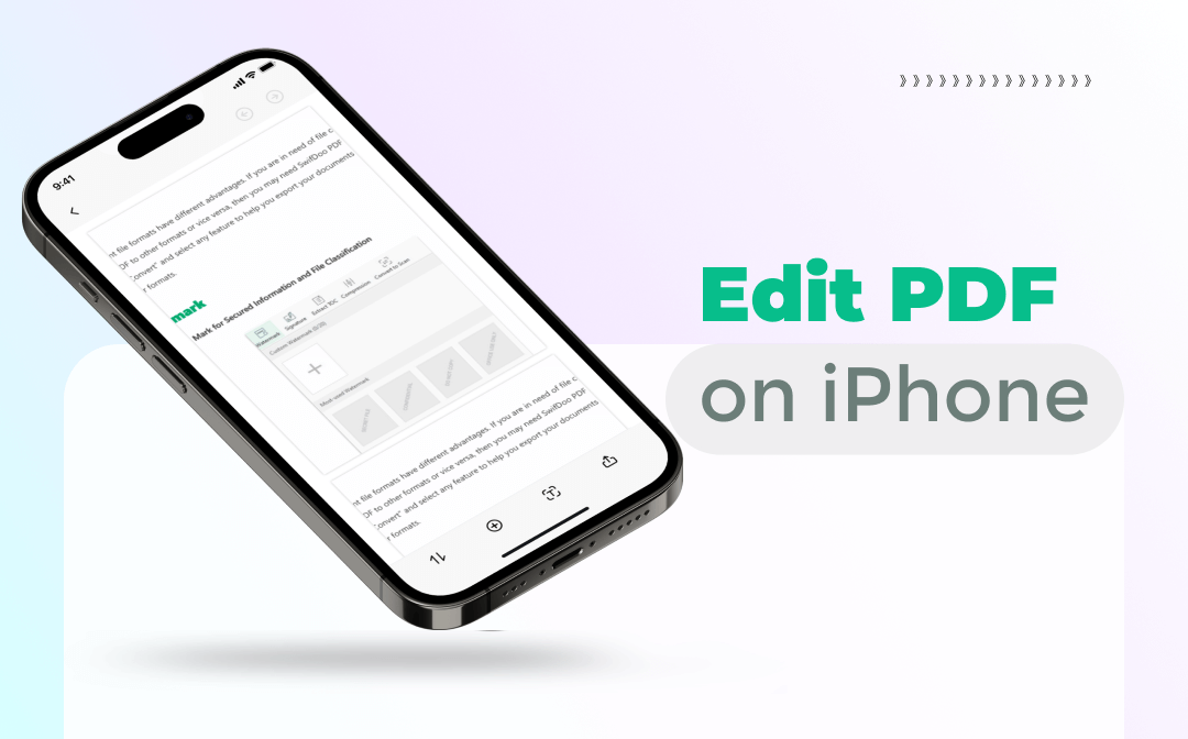 Edit PDF on iPhone